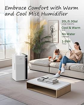 mifasol 加湿器 20L　LCD-MH-J18 Mifasol Cold And Warm Mist Humidifier LCD-MH-J18 | eBay
